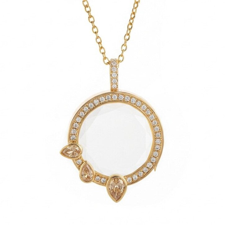 The Amber Halo Locket