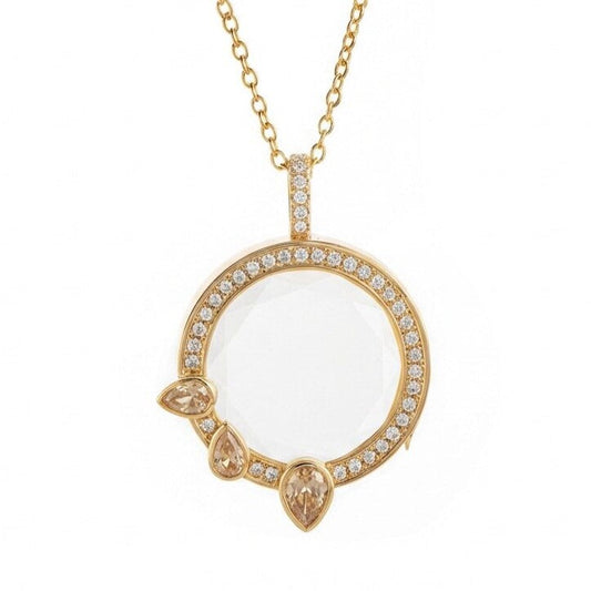 The Amber Halo Locket