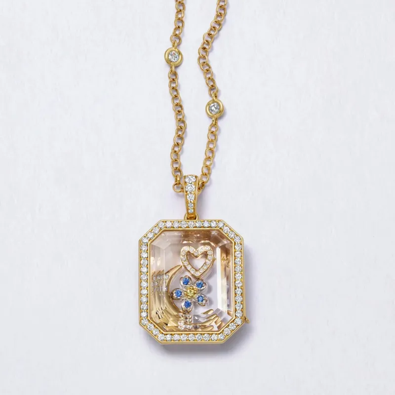 The Rectangle de Diamant Locket