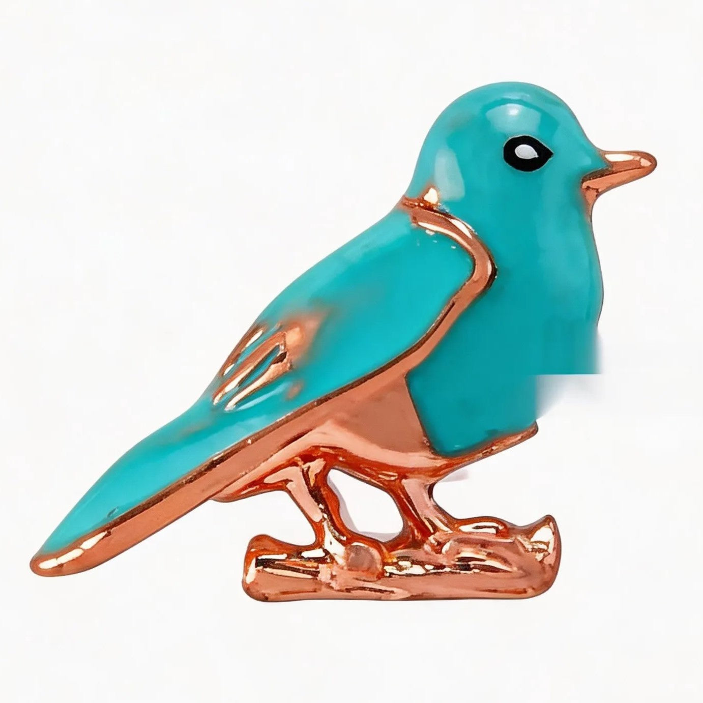 Teal bird