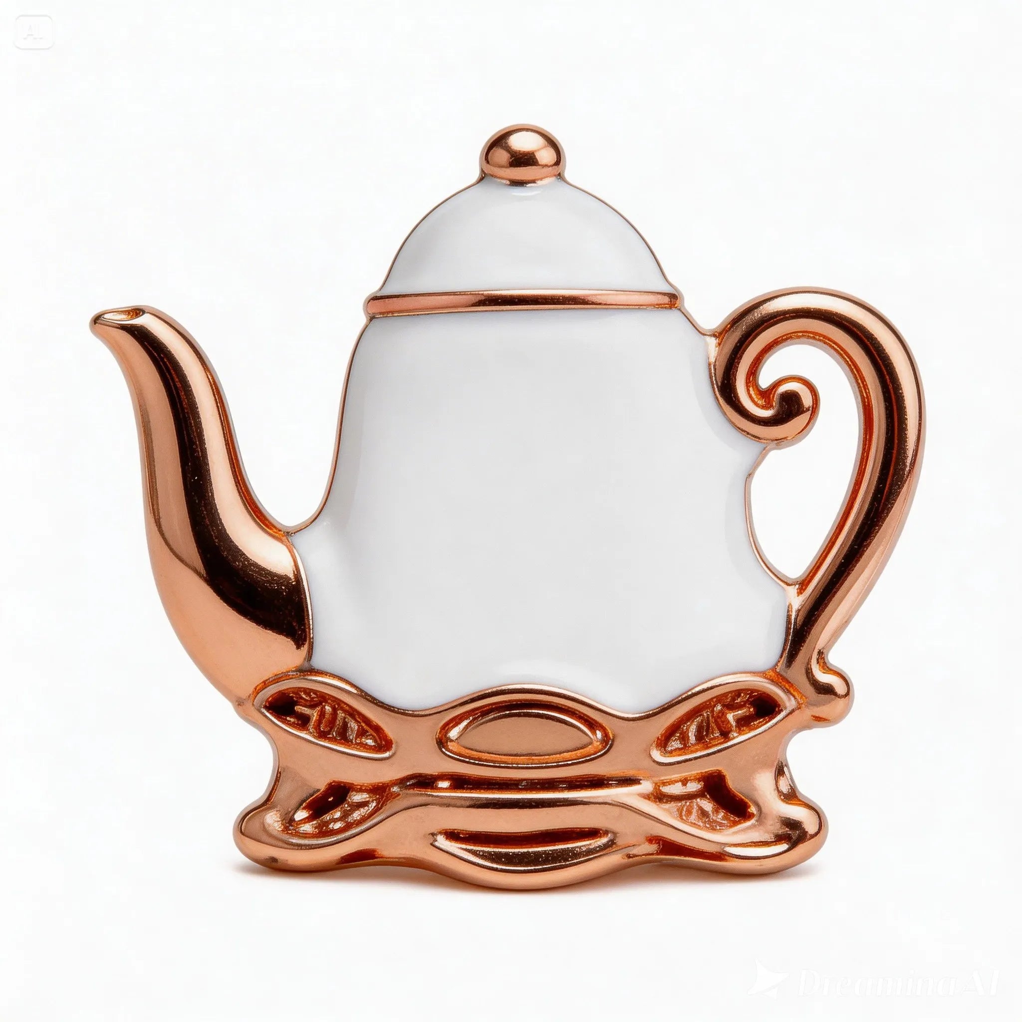 White teapot