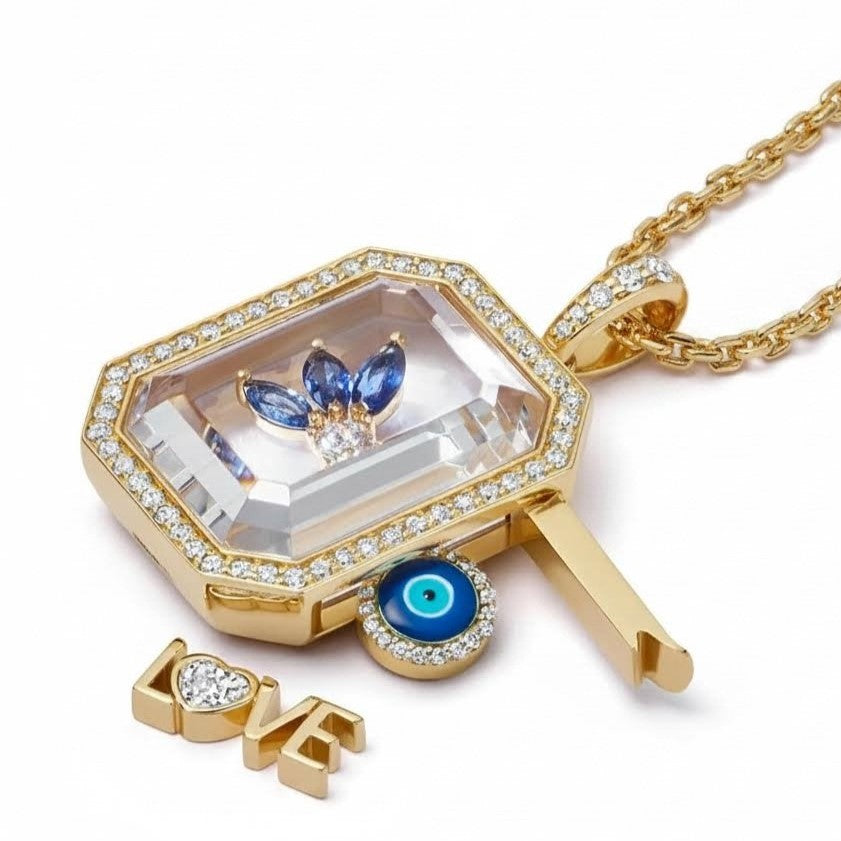 The Rectangle de Diamant Locket