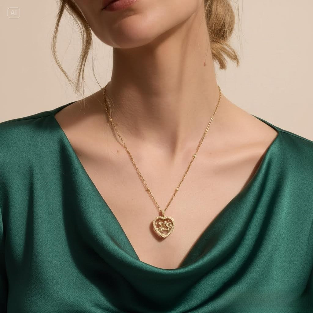 Ava Delora Locket Necklace