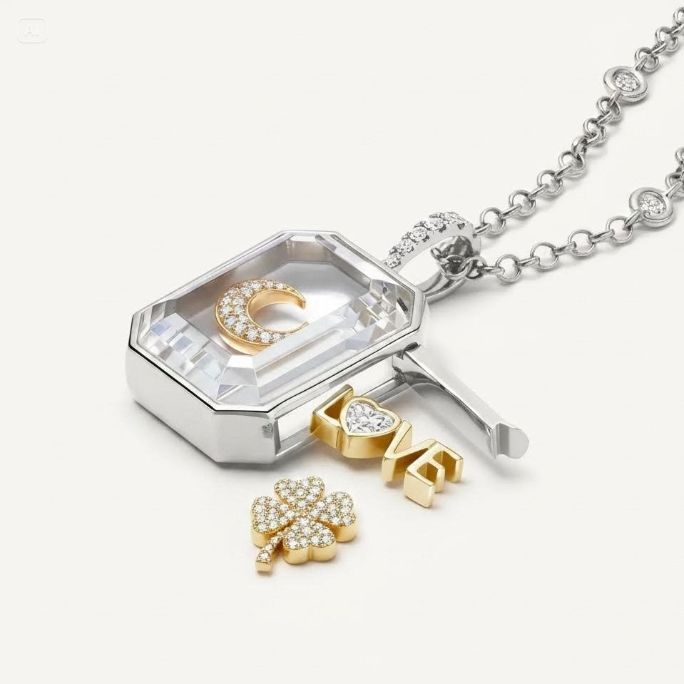 Ava Delora Locket Necklace