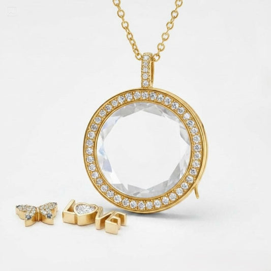 The Gem Halo Locket