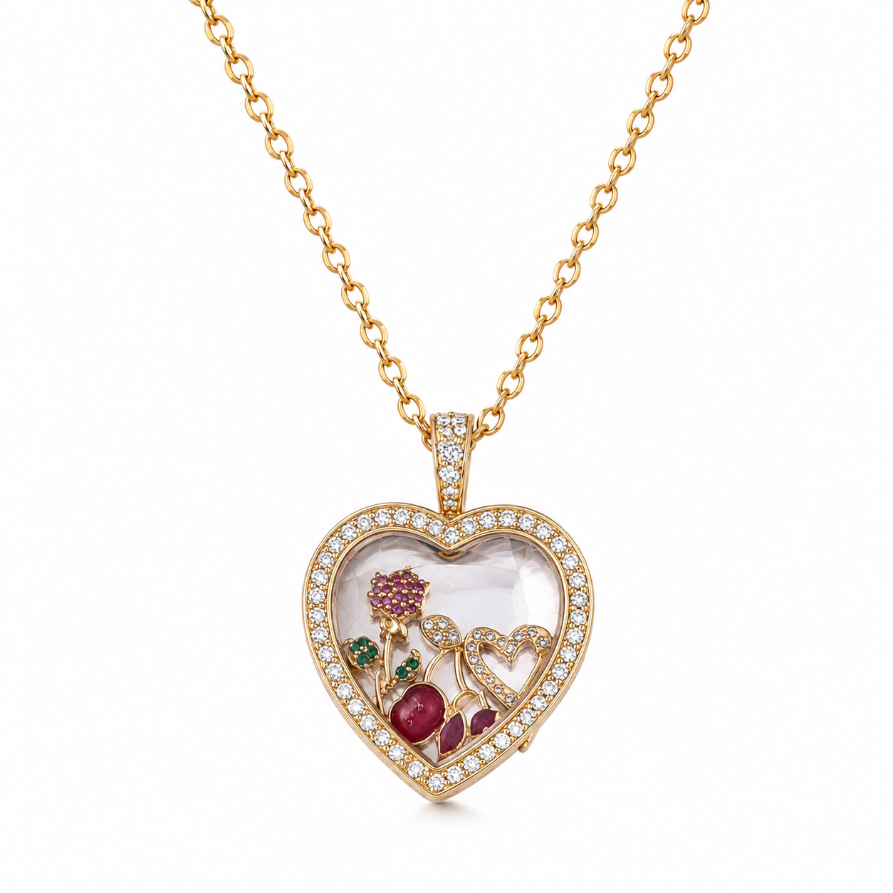The Heart de Diamant Locket