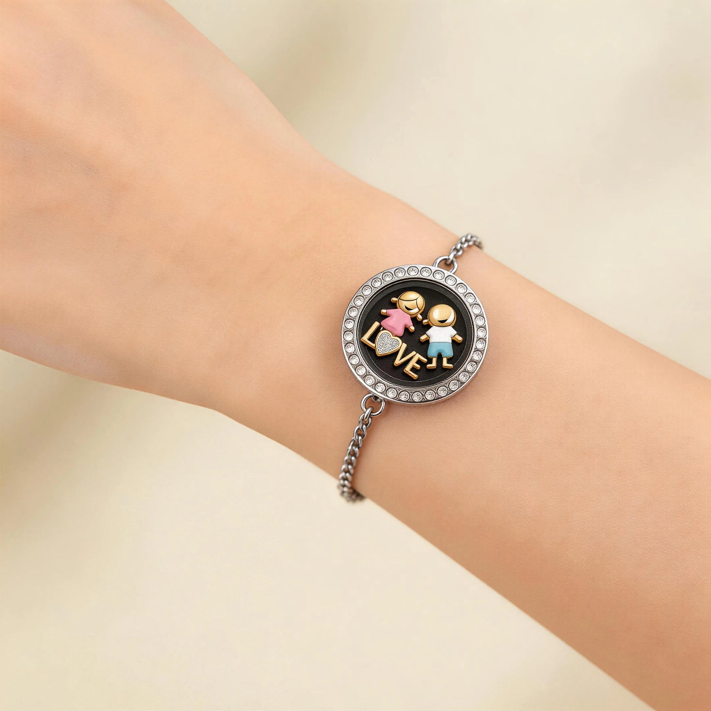 The Infinity Locket Bracelet