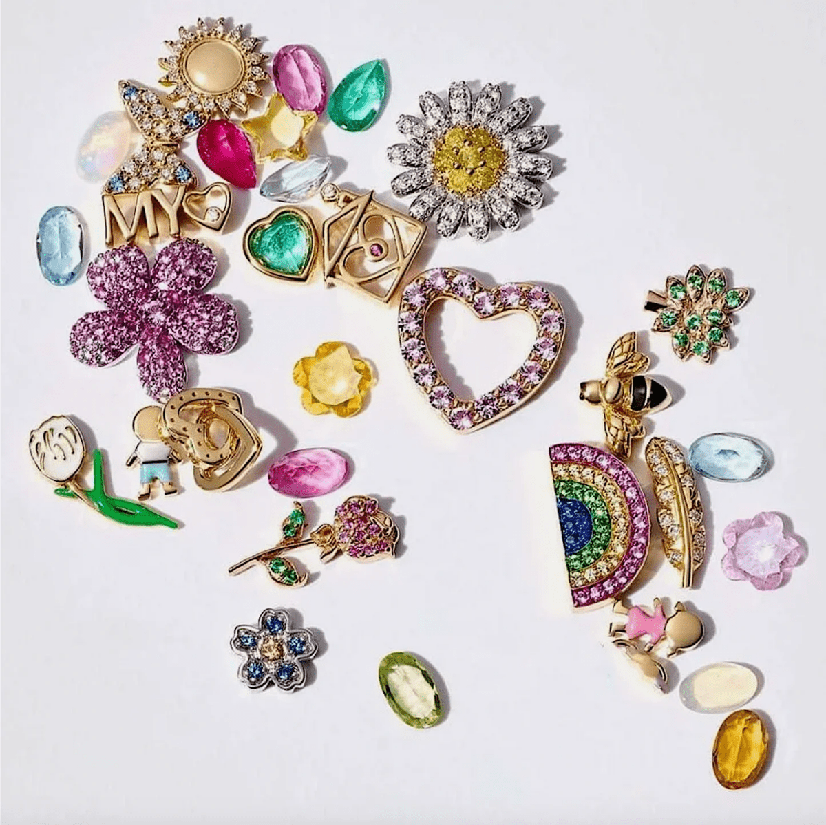 Necklace Charm - Blue Flower Home - Ava Delora UK