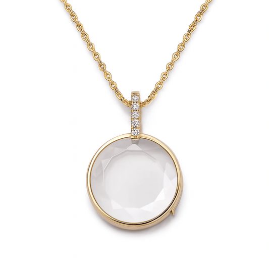 The Celeste Halo Locket - Ava Delora UK