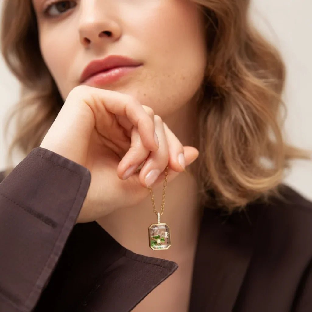 The Halo de Diamant Locket - Ava Delora
