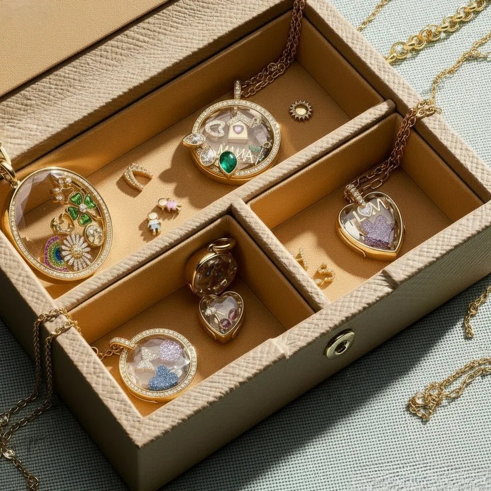The Halo de Diamant Locket - Ava Delora