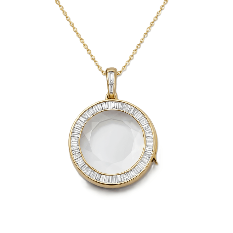 The Halo de Diamant Locket - Ava Delora UK