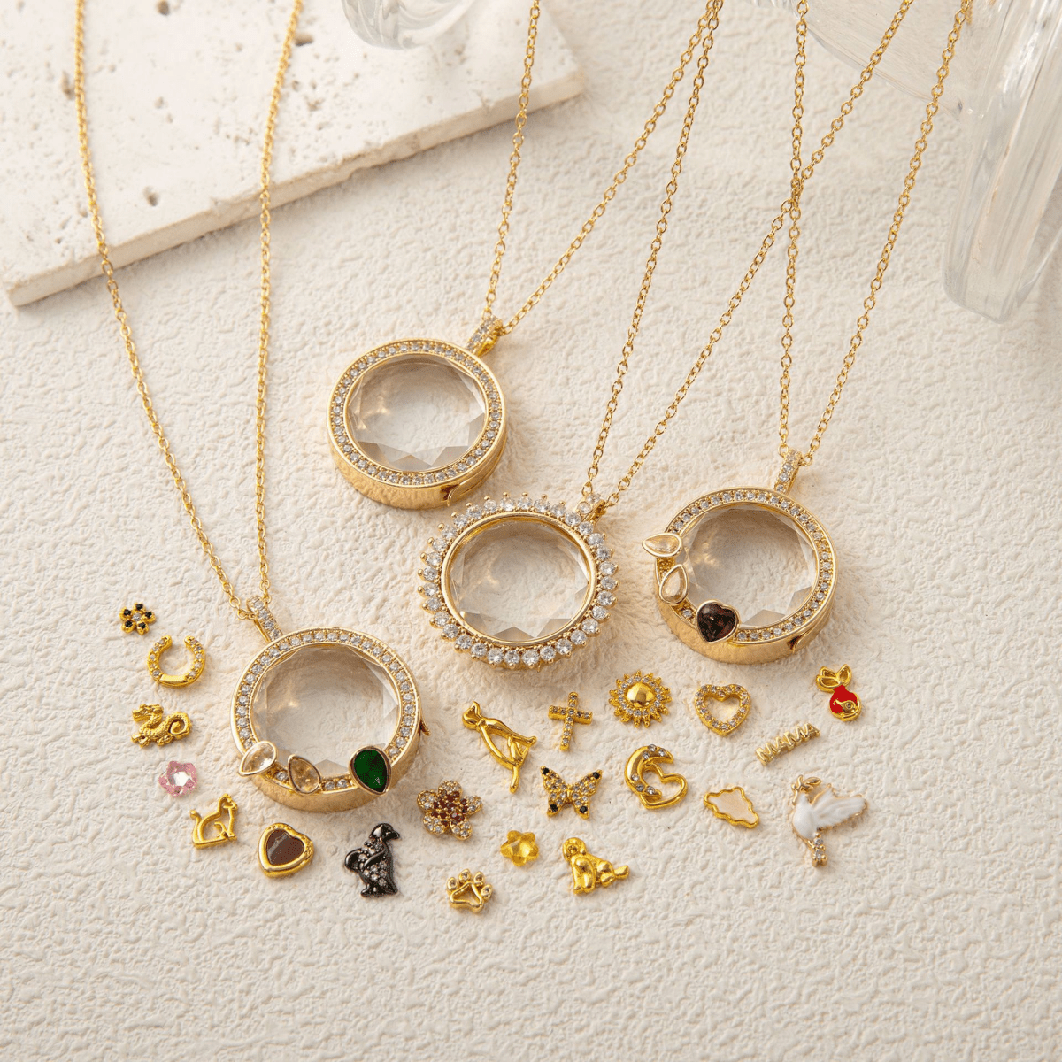 The Halo de Diamant Locket - Ava Delora UK